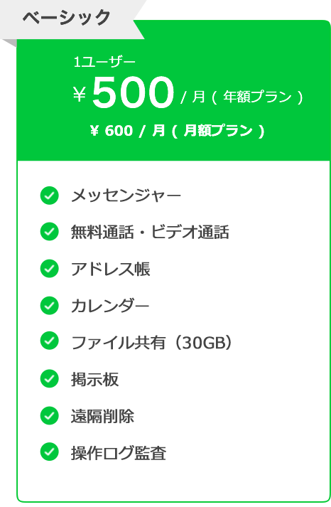 ベーシックプラン